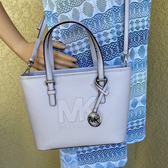 Michael Kors XSmall Carryall Convertible Top Zip Tote Lavender Mist - Picture 16 of 16